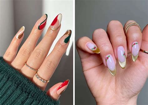 elegant christmas nails designs